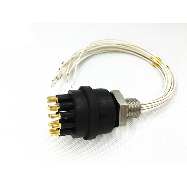 Waterproof Seacon Circular Connector Plug BH16M 16 Pin Standard Round Underwater Connectors for Equipment Connection Subsea