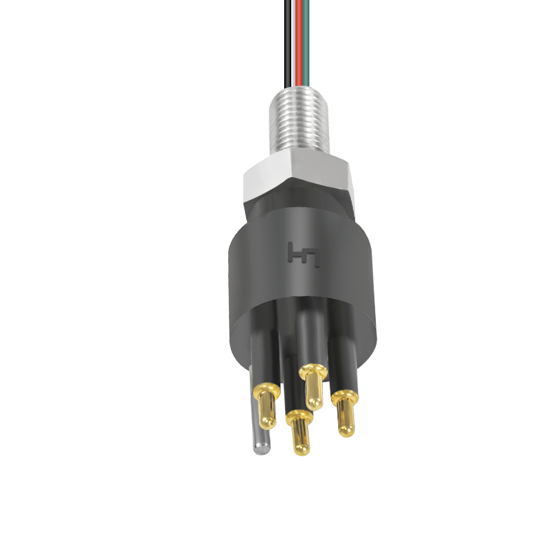 BH4MSS 4 Pins Male Bulkhead Stainless Steel Custom Underwater Subsea Cable Connector Supplier Manufacturer From China