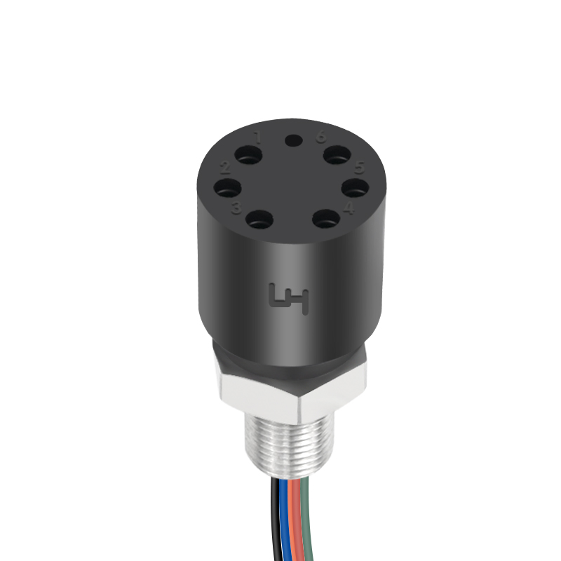 BH6FSS 6 Pins Male Bulkhead Deepsea Research Vessel Connector Private Label Underwater Connector