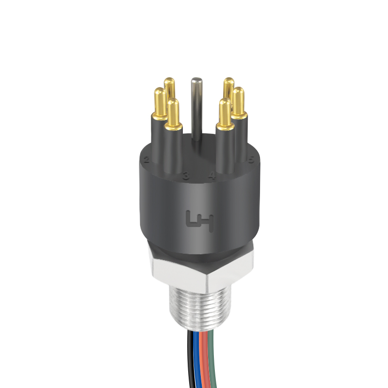 BH6M Deepsea 6 Pin Bulkhead Electrical Connectors Waterproof Seacon Underwater Connector for Subsea ROV Camera Equipment