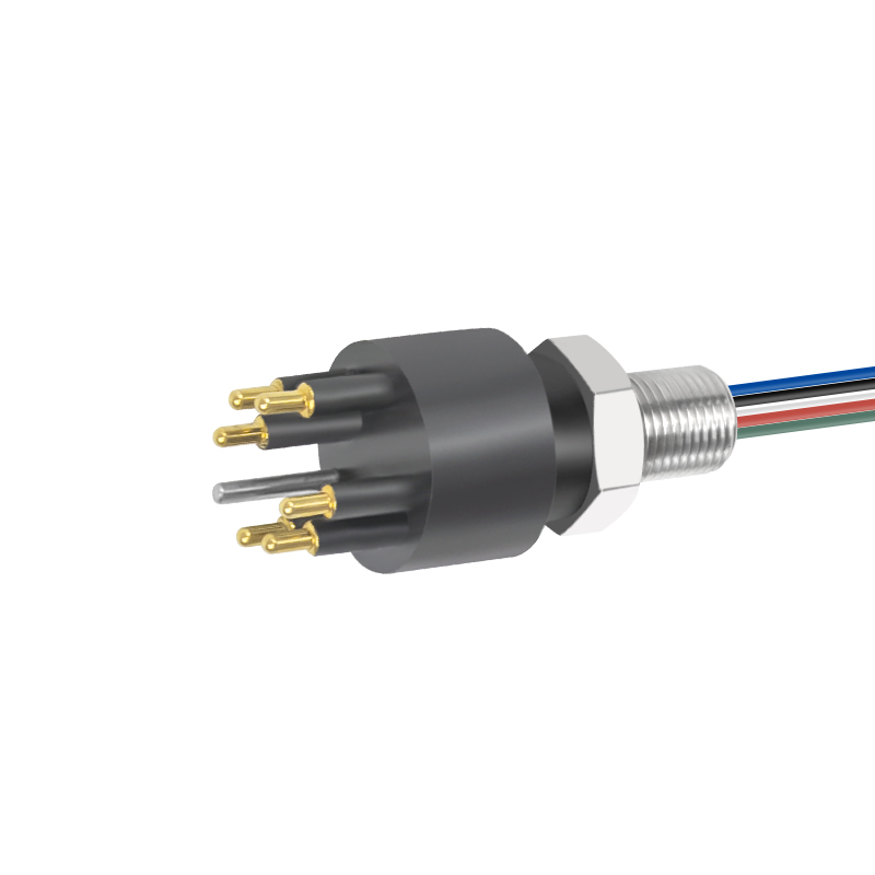 BH6MSS 6 Pins Male Bulkhead Autonomous Vehicle Wet-plug Dock ROV Tool Skid Ocean Current Sensor Connector