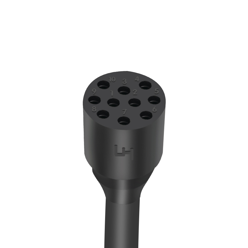 IL10F 10-Pin Inline Female Underwater Connector for AUV Docking and Robotics