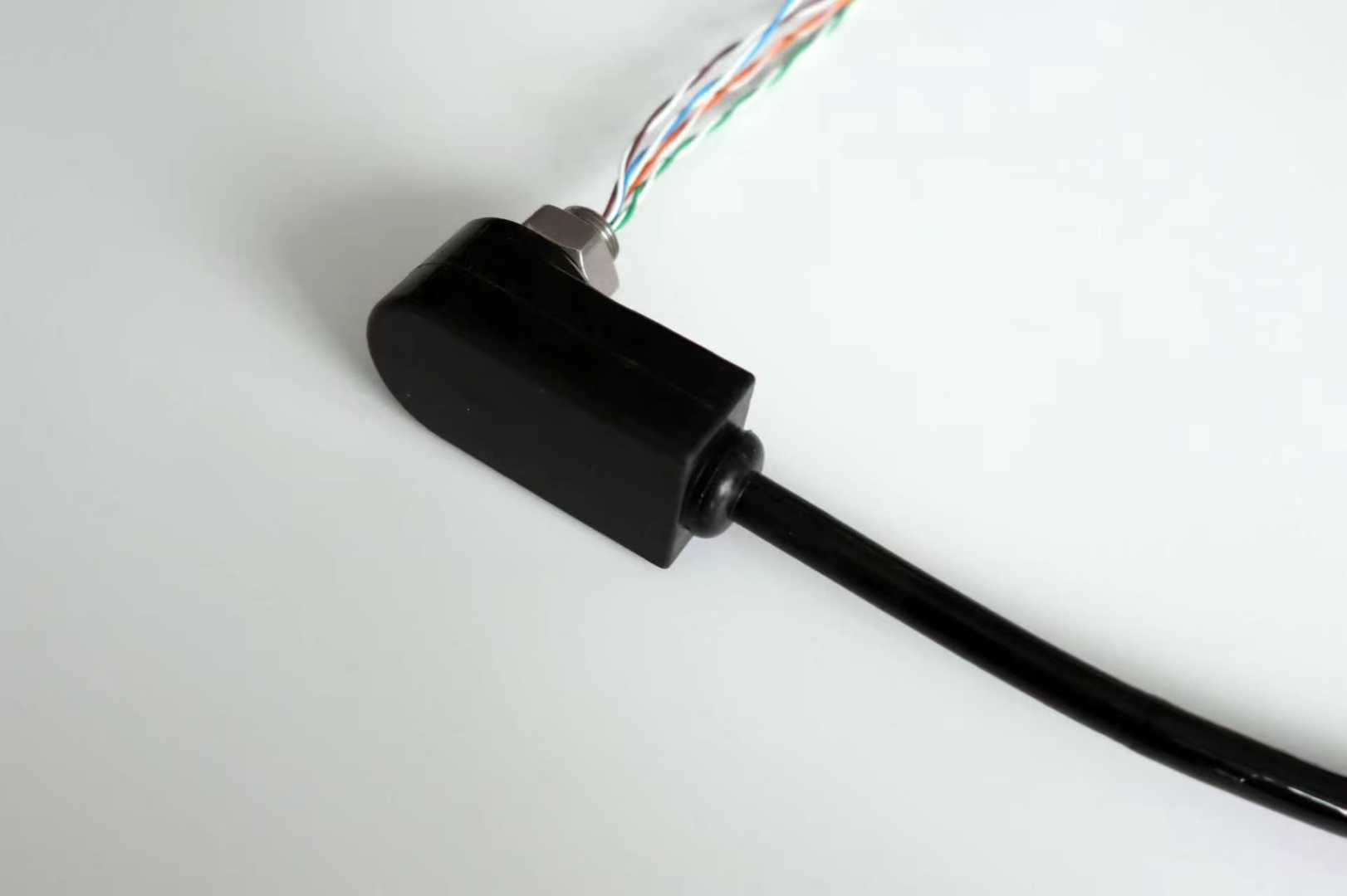 HYSF LPMBH/IL8M/F Custom Flat Bulkhead Right-Angle 8-Pin Underwater Penetrator