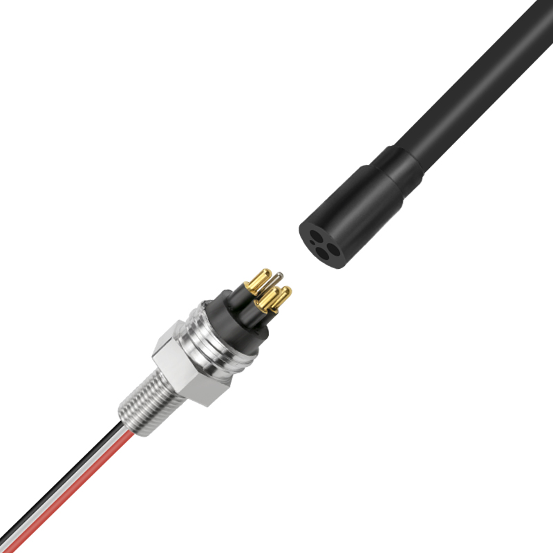 MCBH3M 3Pin Underwater Pluggable Wet Wire Connector for ROV and Subsea Robots