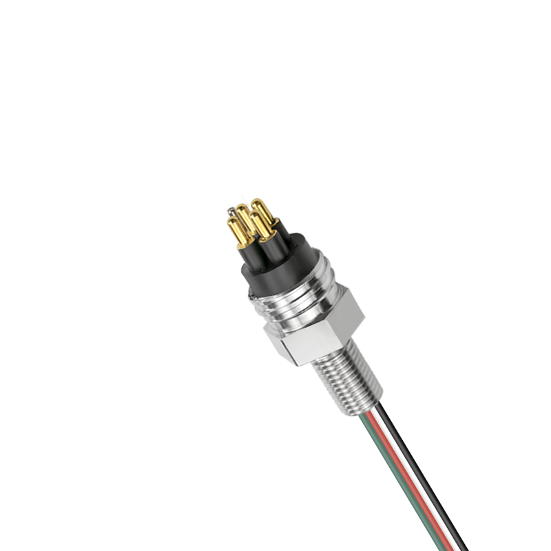 MCBH4MSS 4Pin Male Micro Circular Stainless Steel Bulkhead Underwater Connector for Submarine Applications