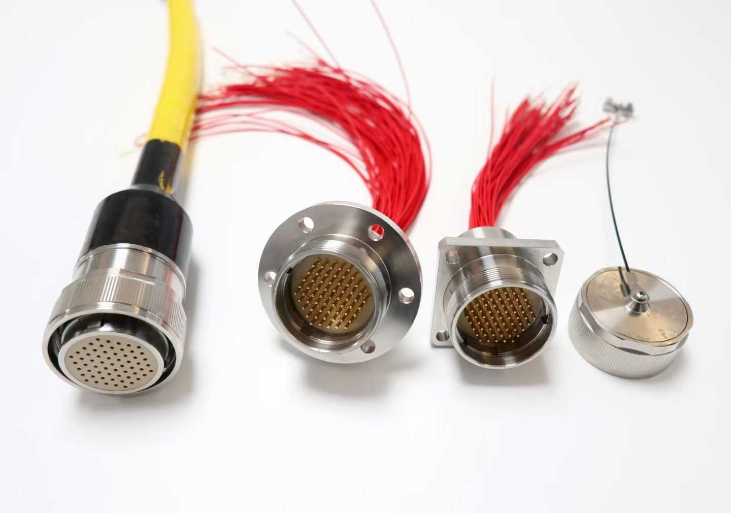 HYSF MCBH61M/F High-Density 61-Pin Metal Underwater Connector (70 MPa Pressure Rated)