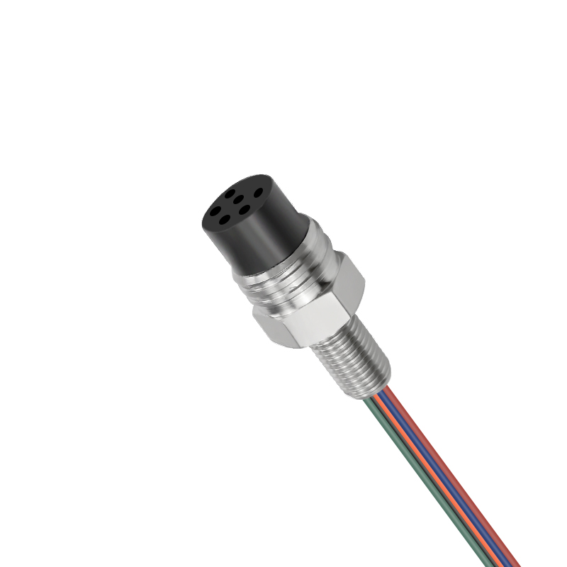 MCBH6FSS 6Pin Male Micro Circular Stainless Steel Bulkhead Underwater Connector for ROV and Sensor Systems