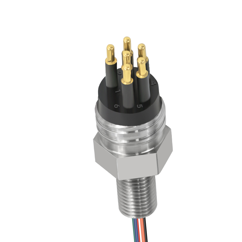 MCBH6MSS 6Pin Male Micro Circular Bulkhead Underwater Connector IP68 Rated for Marine Engineering