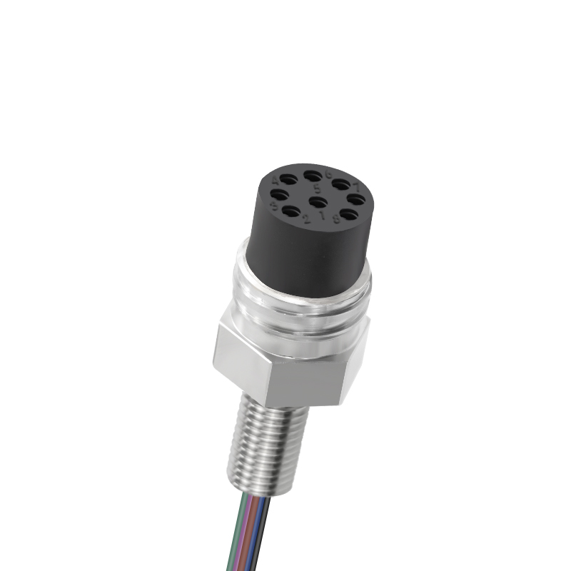 MCBH8F 8Pin Marine Wet-Pluggable Subconn Bulkhead Underwater Connector Socket for Deepsea ROV Applications