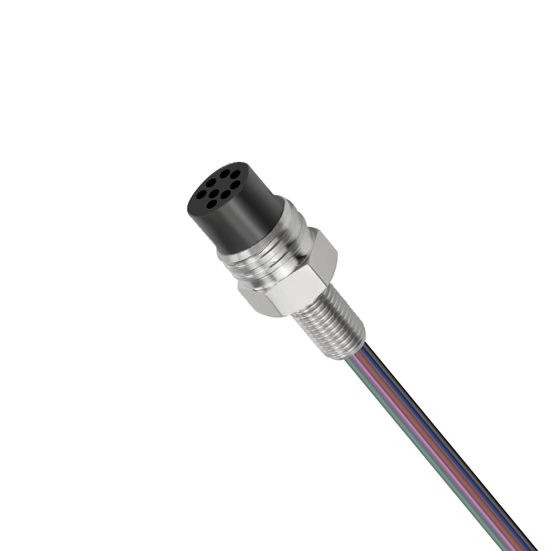 MCBH8FSS 8Pin Male Micro Circular Subsea Bulkhead High Pressure Underwater Connector for Oil and Gas Applications