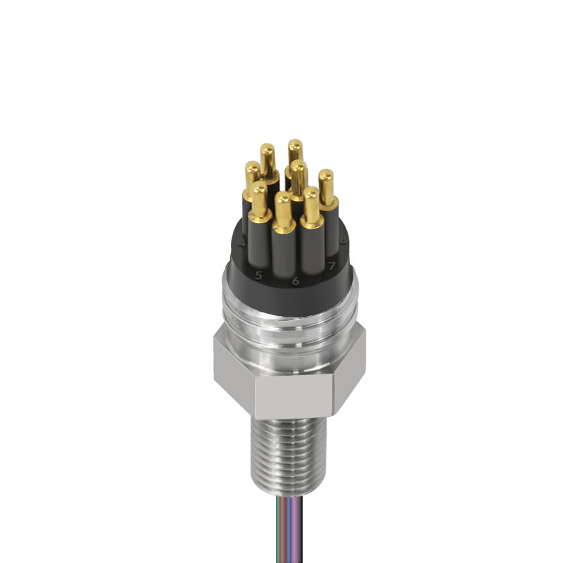 MCBH8M 8Pin Micro Circular Male Bulkhead Marine Underwater Connector for Subsea Applications