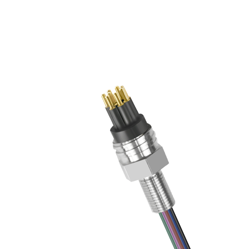 MCBH8MSS 8Pin Male Micro Circular Subsea Bulkhead High Pressure Underwater Connector for Oil and Gas Applications