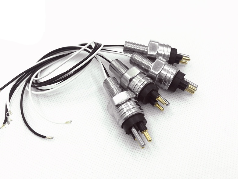 SMCBH2M 2Pin Male Micro Circular Subsea Bulkhead Stainless Steel Electrical Cable Connector for Submarine Applications